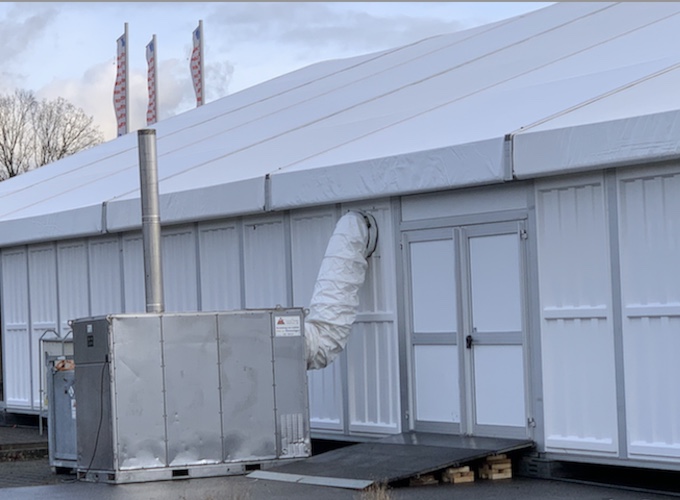 Heiz- und Klimaanlage für Zelthalle von Intersettle Zeltverleih - Zelte und Hallen für öffentliche Veranstaltungen