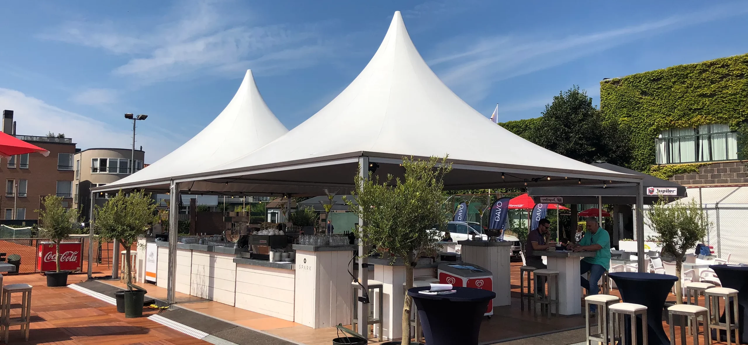 VIP-pagode auf Tennis Turnier - Zelte für Sportevents