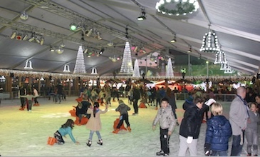 Zelthallen, Überdachungen und Pagoden für Eisbahnen von Zeltverleih Intersettle - Spezialist für Eisbahnzelte