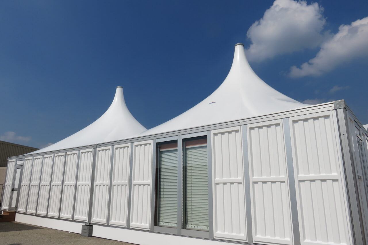 Büros und Verwaltung in Pagodenzelten von Intersettle Zeltverleih - Raumlösungen für Unternehmen