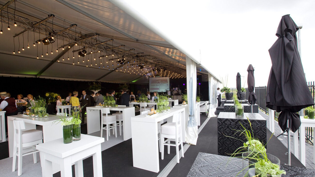 Eventlocation für Firmenjubiläum - Firmenfeiern in Zelten, Paogden und Zelthallen von Intersettle Zeltverleih